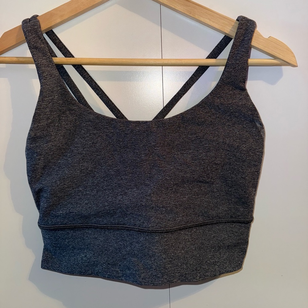 lululemon athletica Charcoal Sports Bra